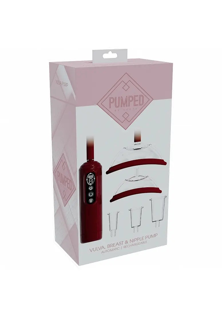 PUMPED Auto Vulva Set - Red
