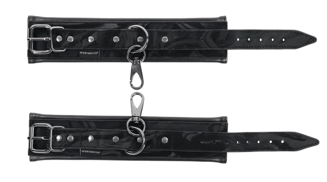 Sportsheets Velvet Noir Handcuffs
