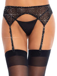 Rhinestone Garter Belt