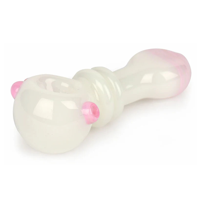 Red Eye Glass: 4" Flatty Wrap (White)