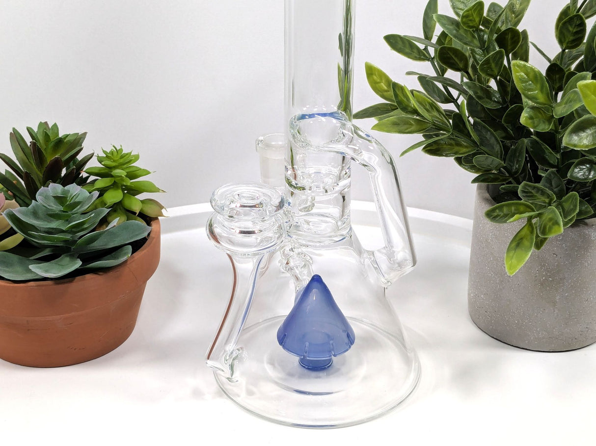 DiscoBox: Dual Recycler w/ Fixed Stem (14mm - Blue)