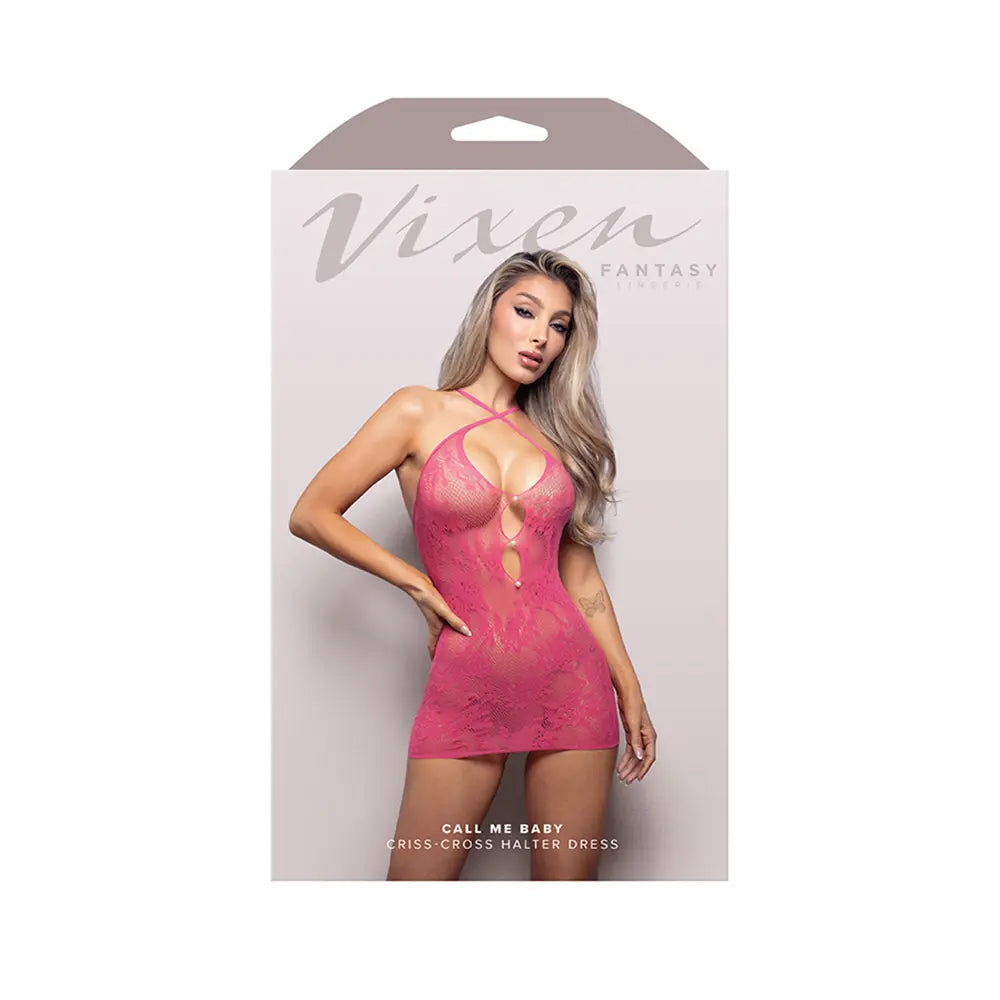 Call Me Baby Halter Dress