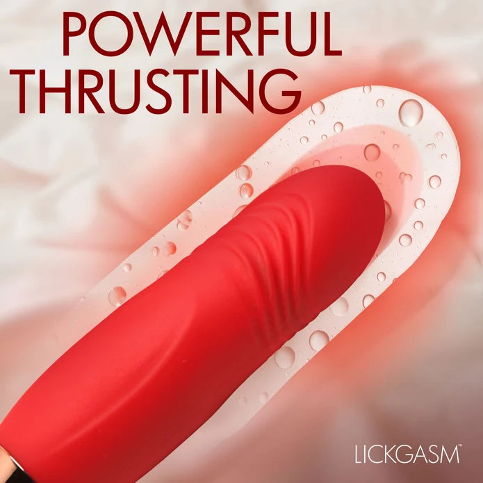 Lickgasm Bliss Kiss Thrusting Vibrator
