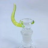 DiscoBox: Clear Bowl w/ Horn (18mm - UV Lime Green)