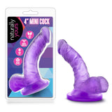 Naturally Yours 4" Mini Cock - Purple
