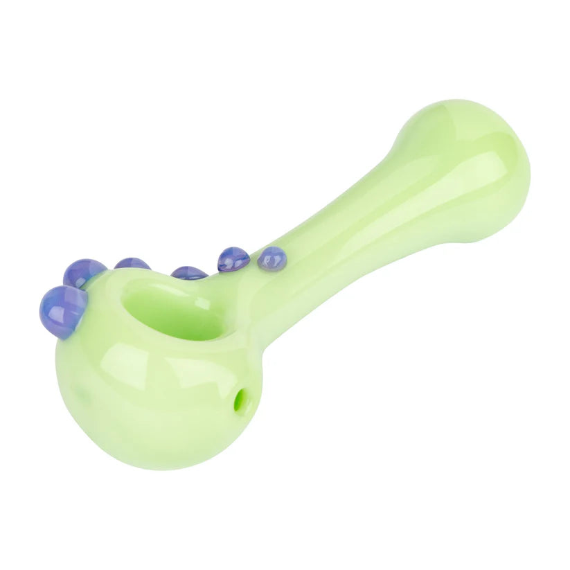 Red Eye Glass: 4" Opal Commodore w/ Ash Catcher (Green)