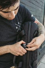 Dime Bags: "Brigata" Smell-Proof/ Lockable (Oxblood - Size: 10")