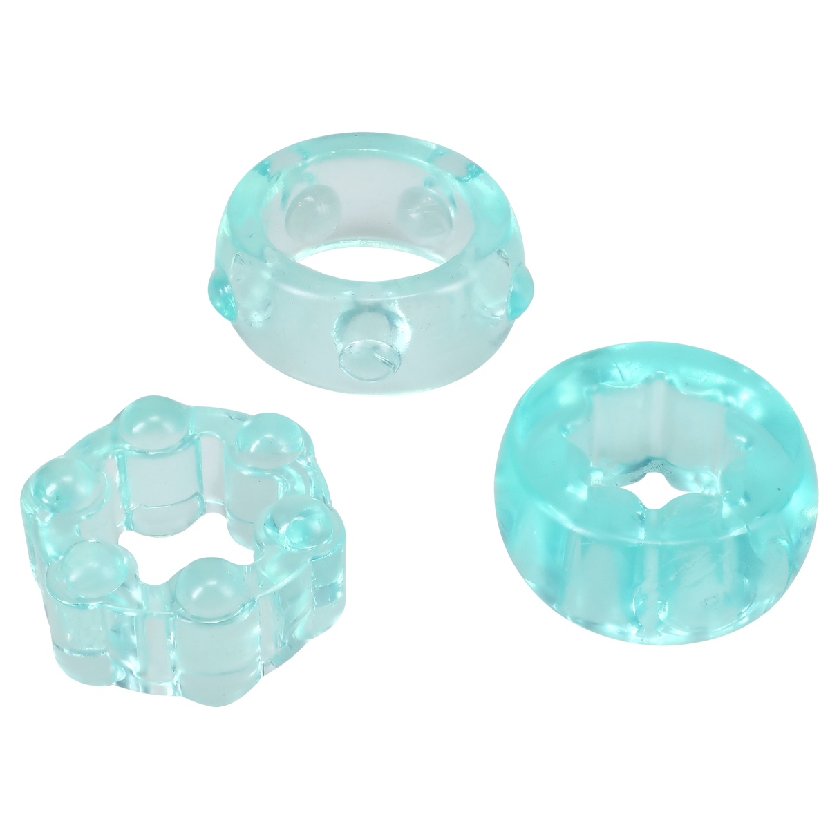 Crystal Jellies Performance Ring Set - Teal