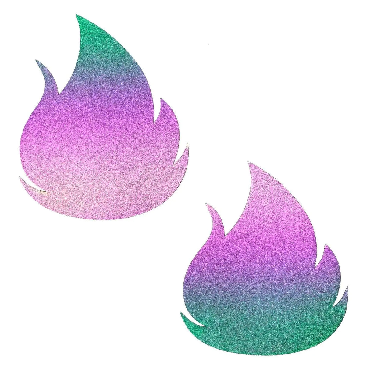 Pasties: Rainbow Reflective Flame
