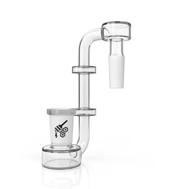 Honeybee Herb: J-Drop Rig Joint (14mm - Clear)
