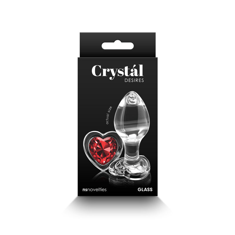 Crystal Desires Plug-Red Medium