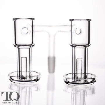 TruQuartz: Double-Barrel Slurper (14mm - 90°)