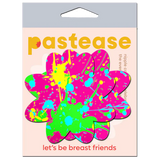 Pasties: Neon Pink Graffiti Splatter
