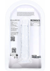 RealRock Crystal Clear 5" Dildo - Translucent