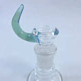 DiscoBox: Clear Bowl w/ Horn (18mm - Baby Blue)