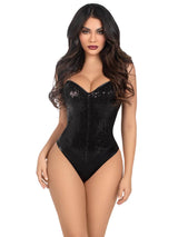 Sequin Boned Bodysuit