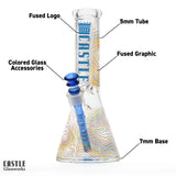 Castle Glass: 12" Squigz (5mm Thick)