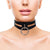 Rouge Fashion Collar with Ring-Black