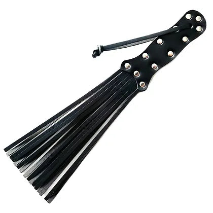 Rouge Leather Spiral Paddle-Black