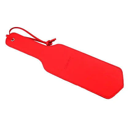 Fetish Play Leather Paddle-Red