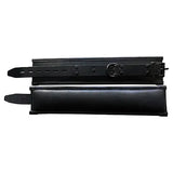 Rouge Padded Wrist Cuffs-Black/Black