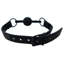 Rouge Leather Ball Gag-Black