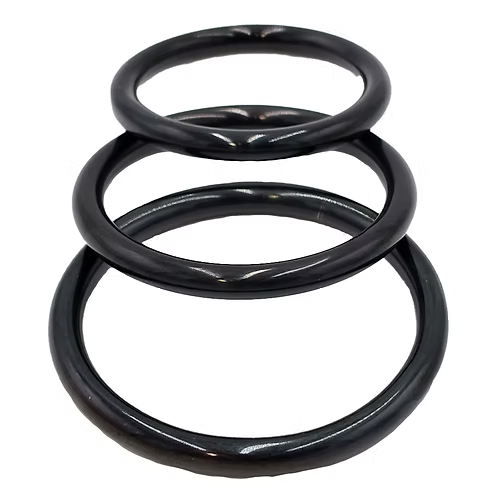 Rouge Stainless Steel 3 Rings