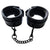 Rouge Padded Ankle Cuffs-Black/Black