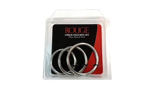 Rouge Stainless Steel 3 Rings