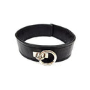 Fetish Play Leather Collar-Black