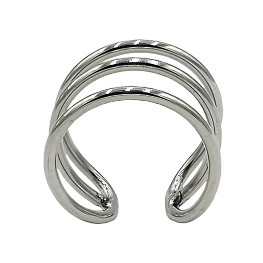 Rouge Stainless Steel Triple Wire Glans Ring