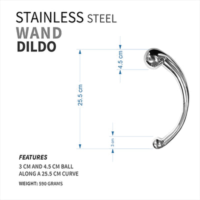 Rouge Steel Wand Dildo