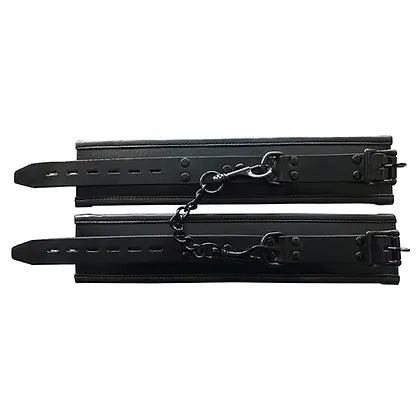 Rouge Padded Wrist Cuffs-Black/Black