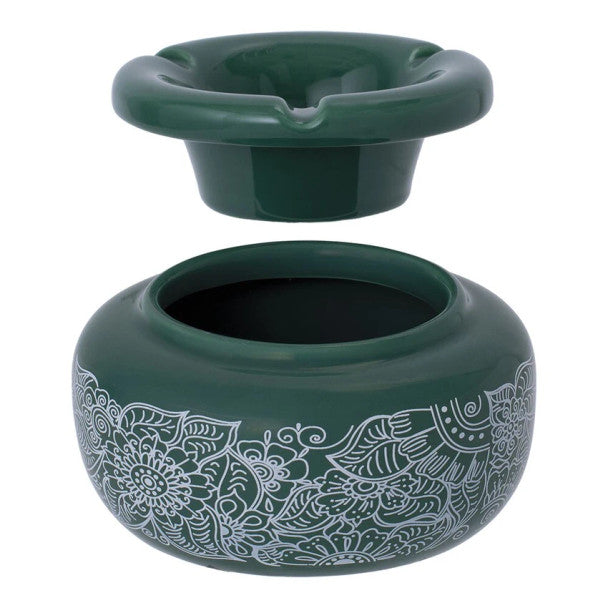 Fujima: Moroccan Ceramic Ashtray (Garden Green)