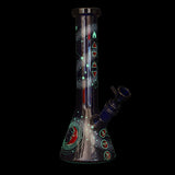 Red Eye Glass: 10" Astro Elements (Fire - Glow in the Dark)