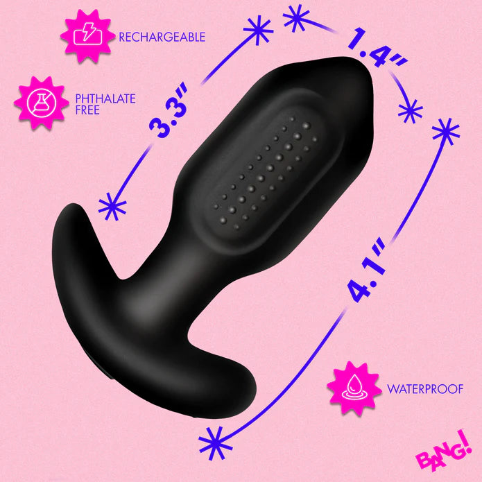 BANG! Vibrating Silicone Plug