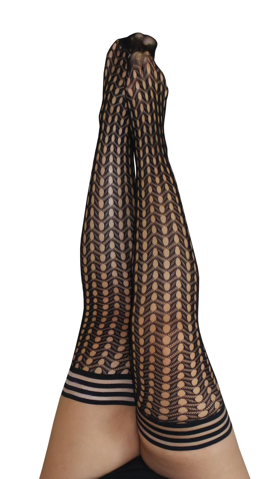Mimi Circle Net Thigh High