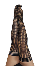 Mimi Circle Net Thigh High