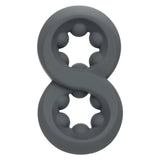 Alpha Liquid Silicone Beaded Crazy 8 Ring