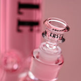 Castle Glass: 14" Luxe Electroplated (7mm Thick - Pink)