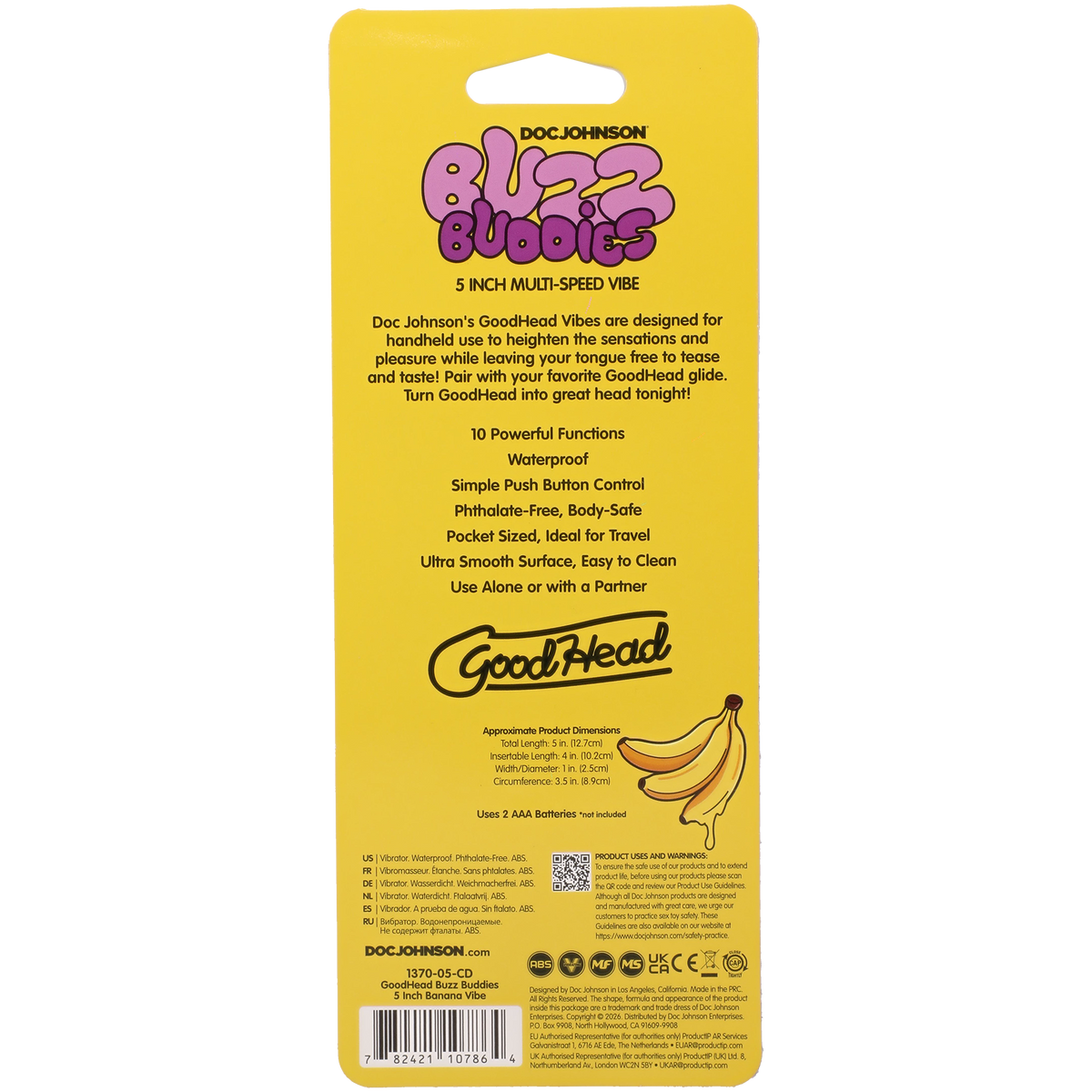 Buzz Buddies 5" - Bananas