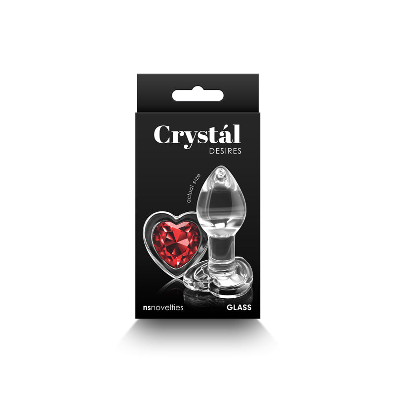Crystal Desires Plug-Red Small