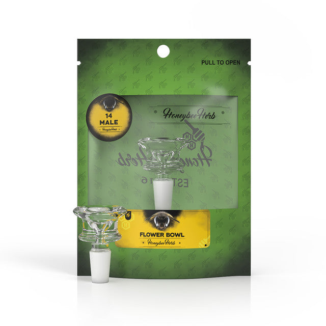 Honeybee Herb: Round Bowl (14mm - Clear)