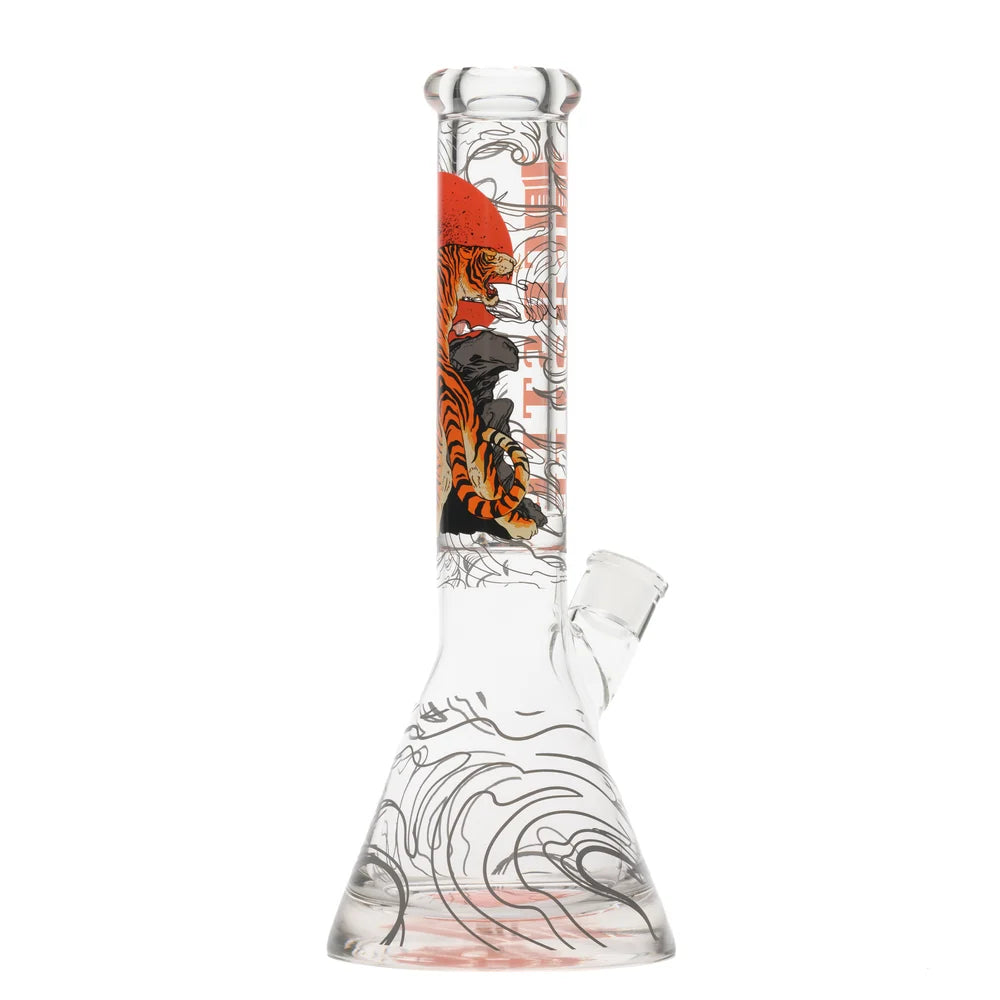 Castle Glass: 14" Tiger Moon (9mm Thick)