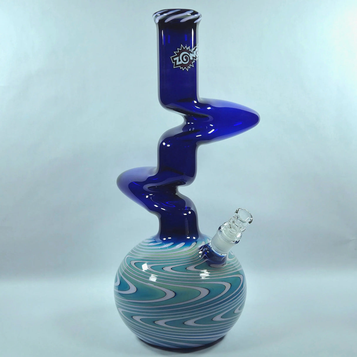 Zong: 14" 2 Kink - Full Color w/ Dual Stripes (Blue and Purple)
