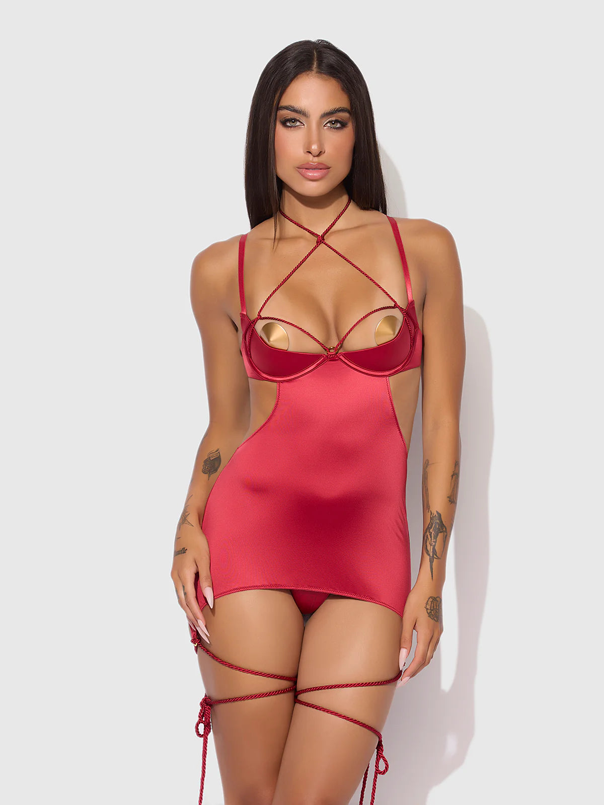 Iryna Open Back Chemise