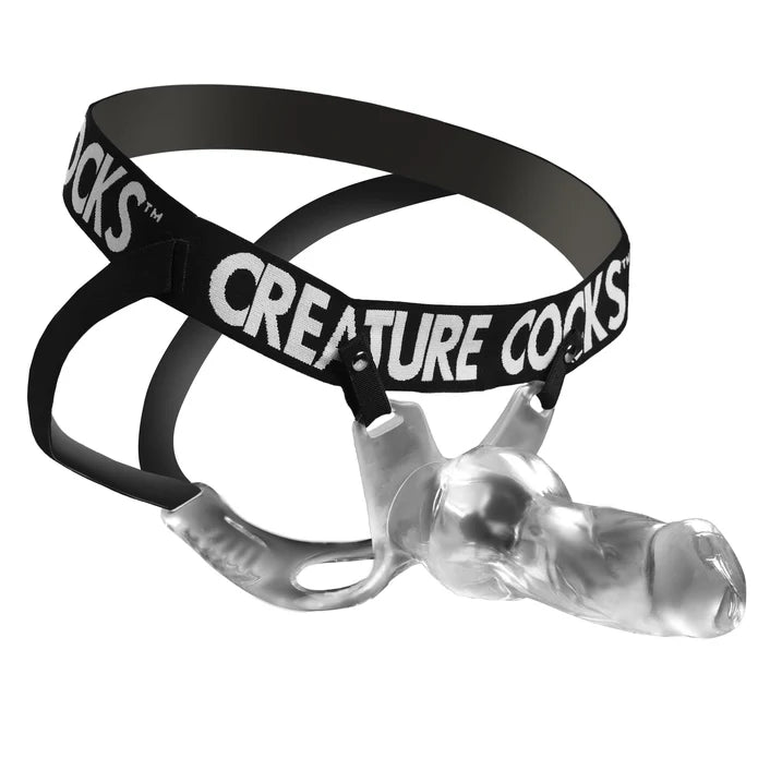 Creature Cocks Harness - Snow Wolf