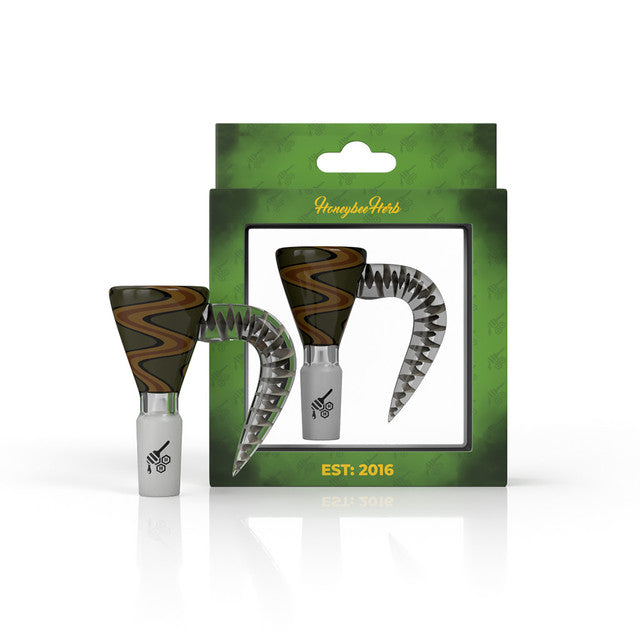 Honeybee Herb: Splash Horn (14mm - Green/Yellow)