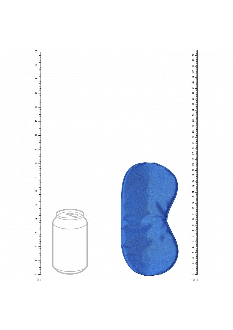 Ouch Satin Mask - Royal Blue