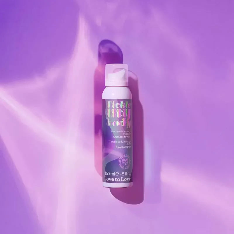Tickle My Body Massage Foam-Sweet Almonds